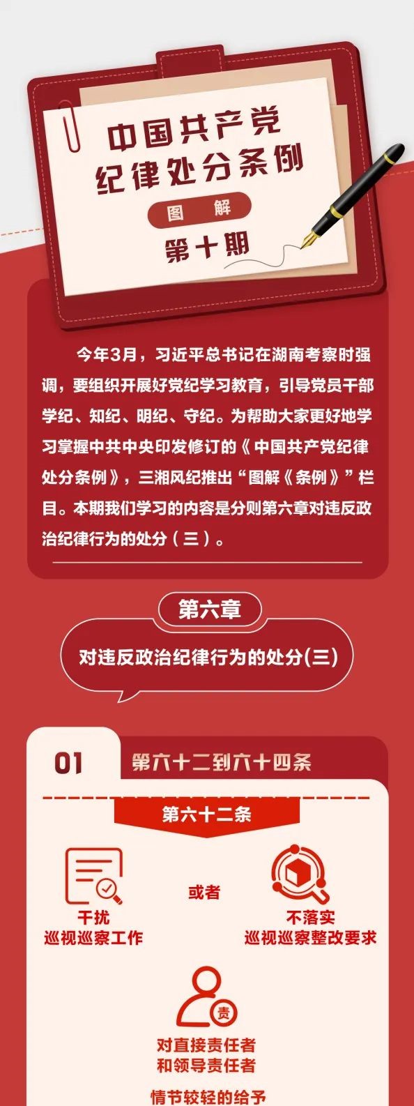 圖解《中國(guó)共產(chǎn)黨紀(jì)律處分條例》⑩